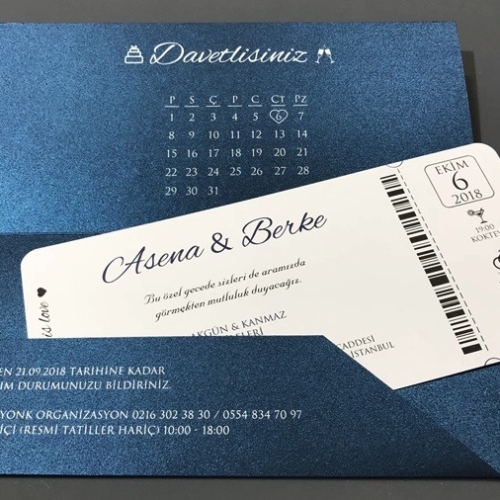 Uçak Bileti Davetiyeler