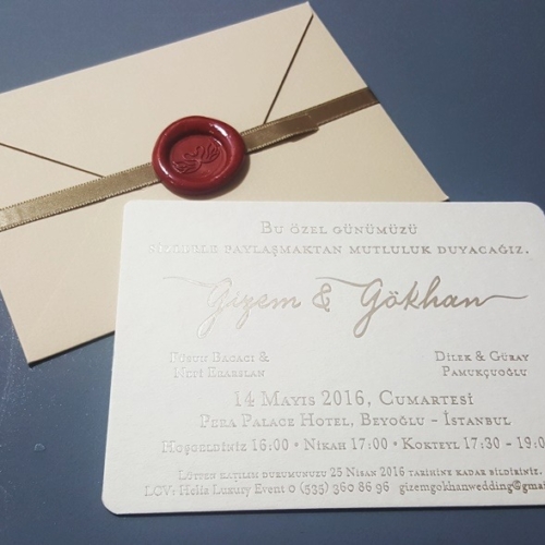 Minimalist Davetiyeler