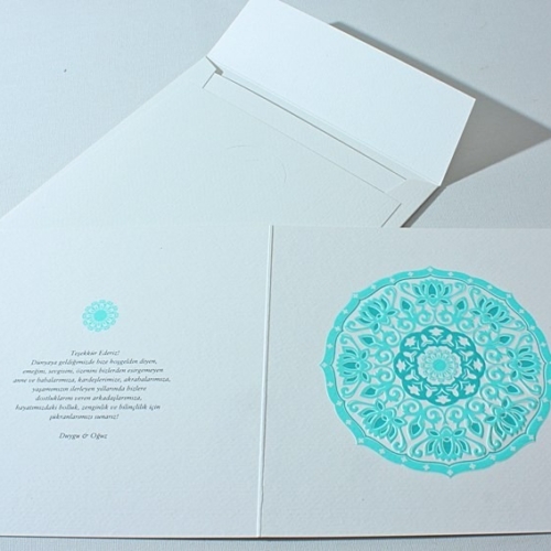 1400 Letterpress invitation